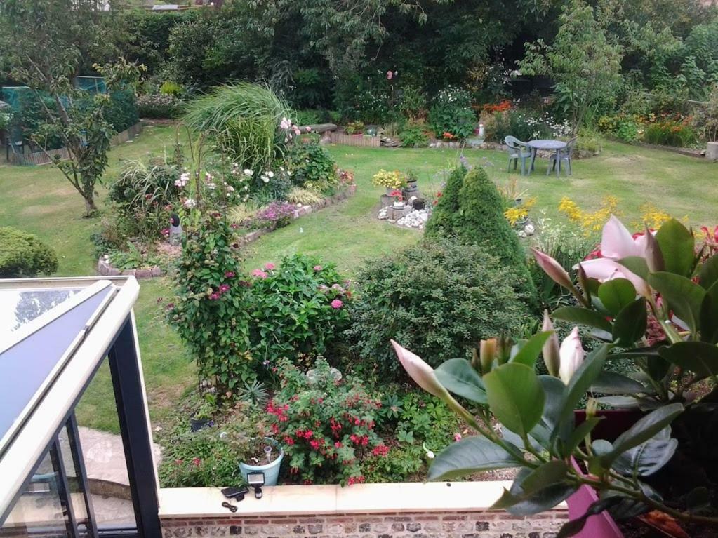 Chez Catherine - Chaumiere Normande Theuville-aux-Maillots Εξωτερικό φωτογραφία