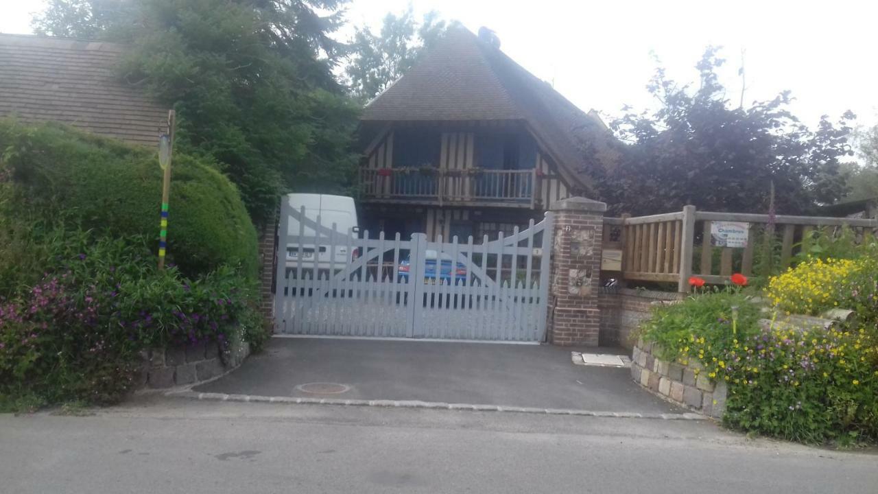 Chez Catherine - Chaumiere Normande Theuville-aux-Maillots Εξωτερικό φωτογραφία